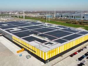 Zonnepanelen op nieuwbouw