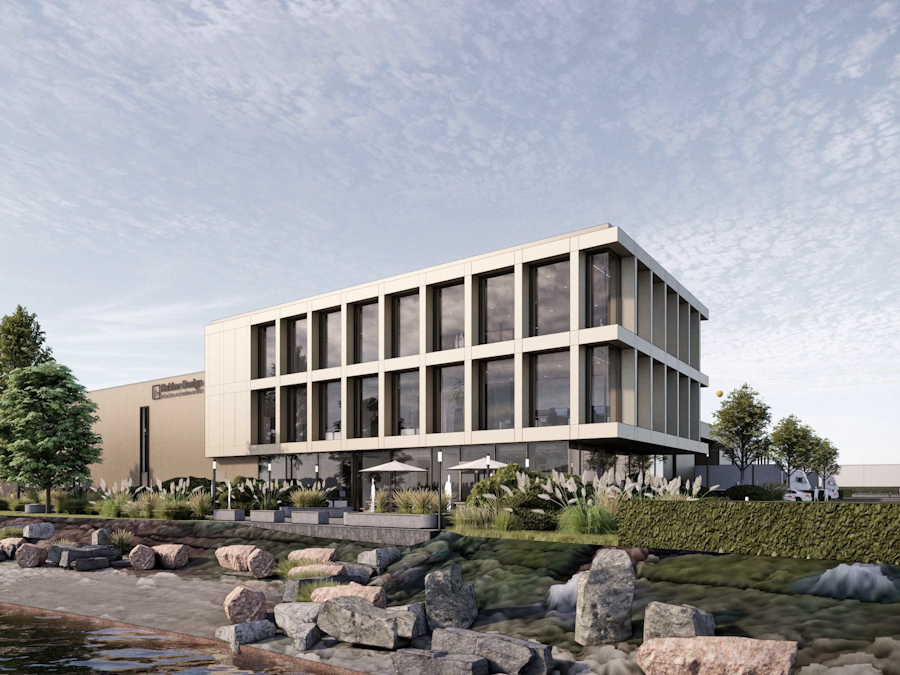 Nieuwbouw kantoren en machinefabriek te Heerjansdam