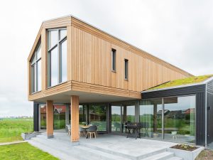 Nieuwbouw “knikhuis” te Hazerswoude-dorp
